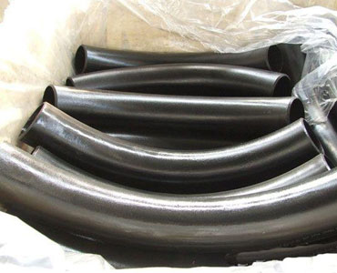 Carbon steel pipe bend — yard storage