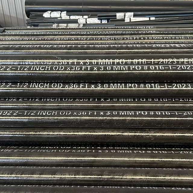 Boiler tube — surface finish