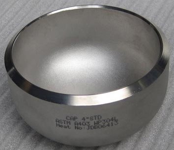 Stainless steel end cap