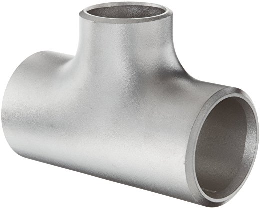 Butt-weld pipe tee fitting
