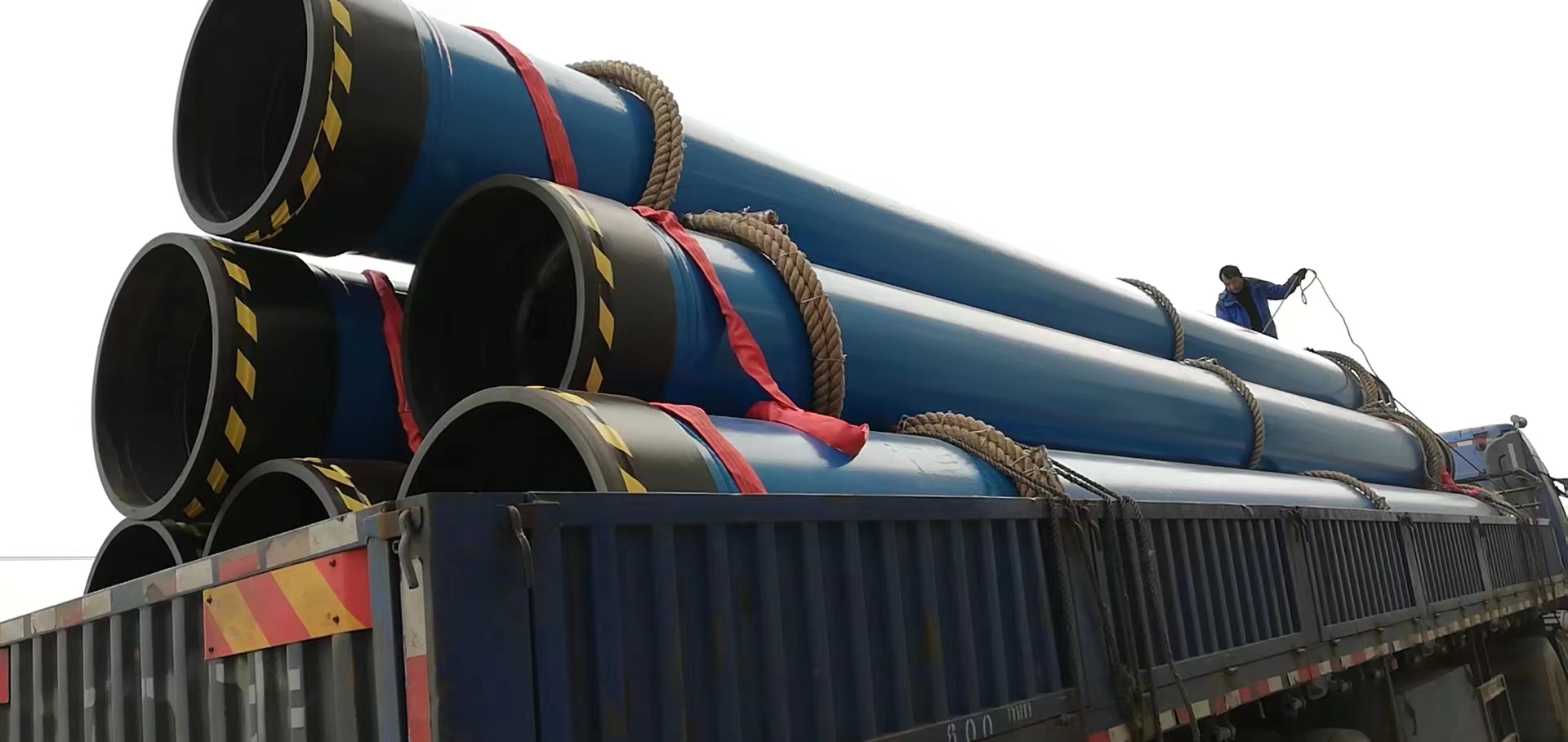 API 5L X56 Large-Diameter Risers with Quick Make-Up Connection to Africa