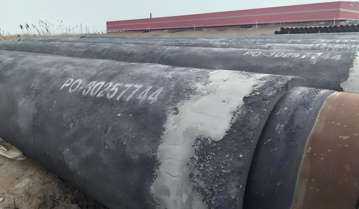 API 5L X52M LSAW 28″ with 3LPE + Concrete Weight Coating to Africa