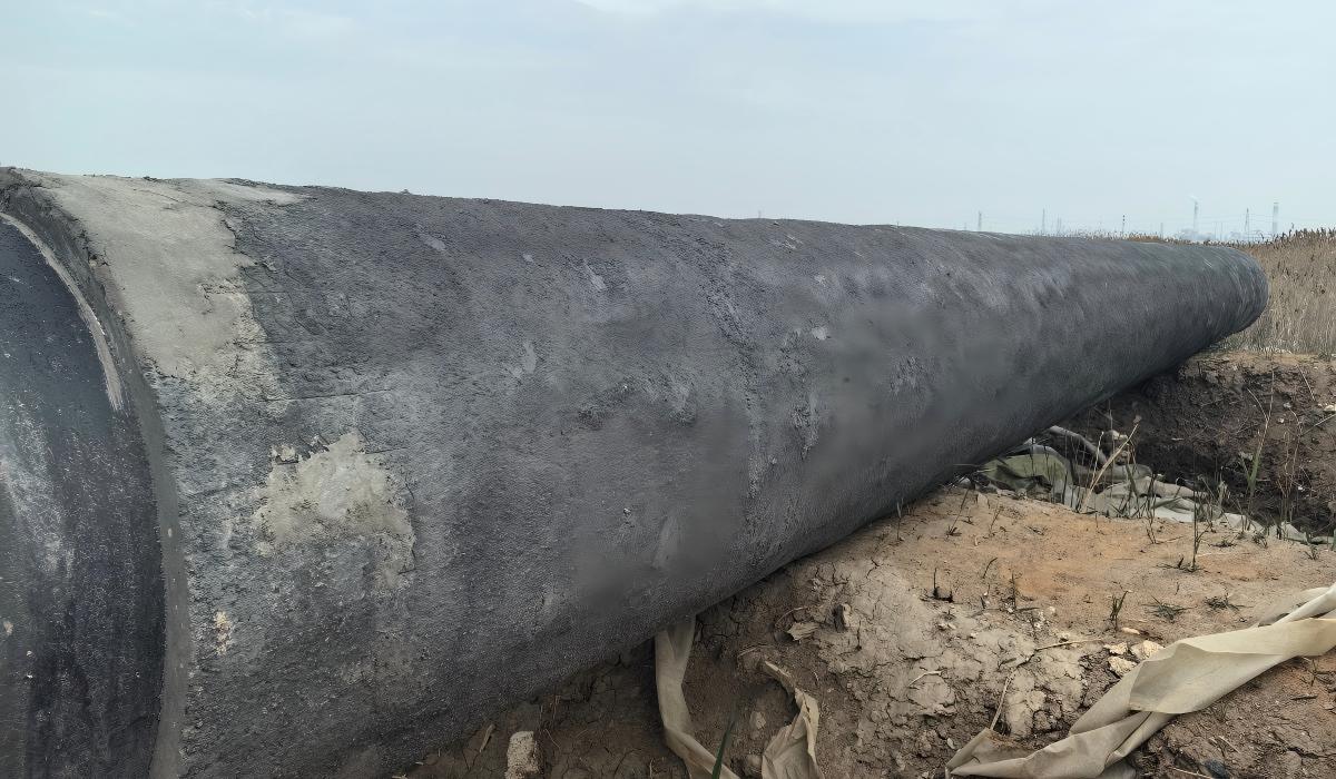 API 5L X52M LSAW 28″ with 3LPE + Concrete Weight Coating to Africa — photo 3