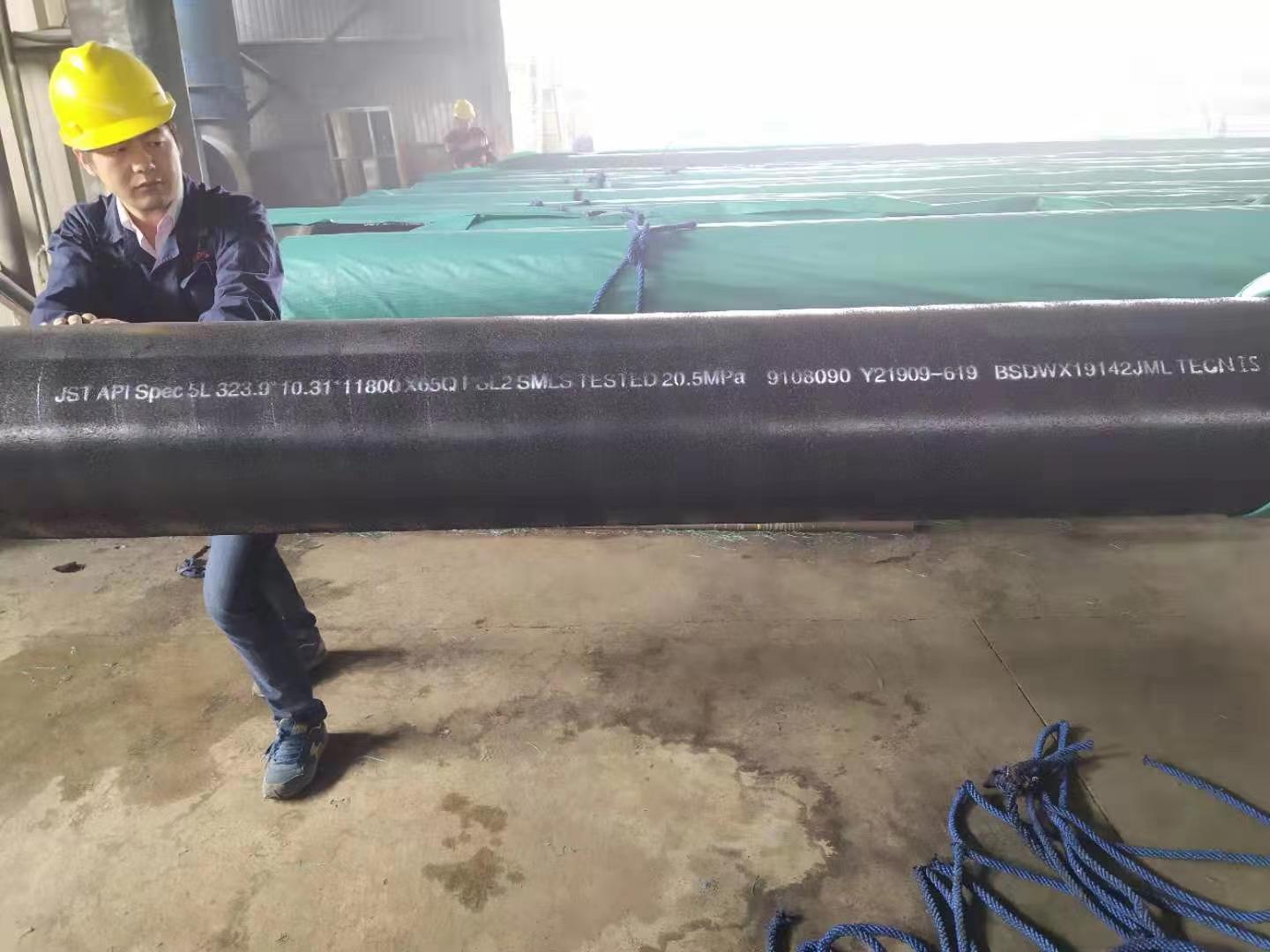 API 5L X65Q Seamless Line Pipe with 3LPE Coating to Africa — photo 3