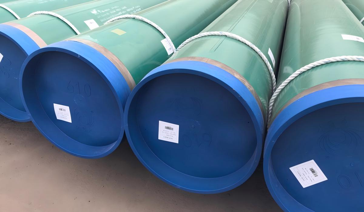 EACOP API 5L X65M PSL2 LSAW 24″ FBE Pipeline to Nigeria