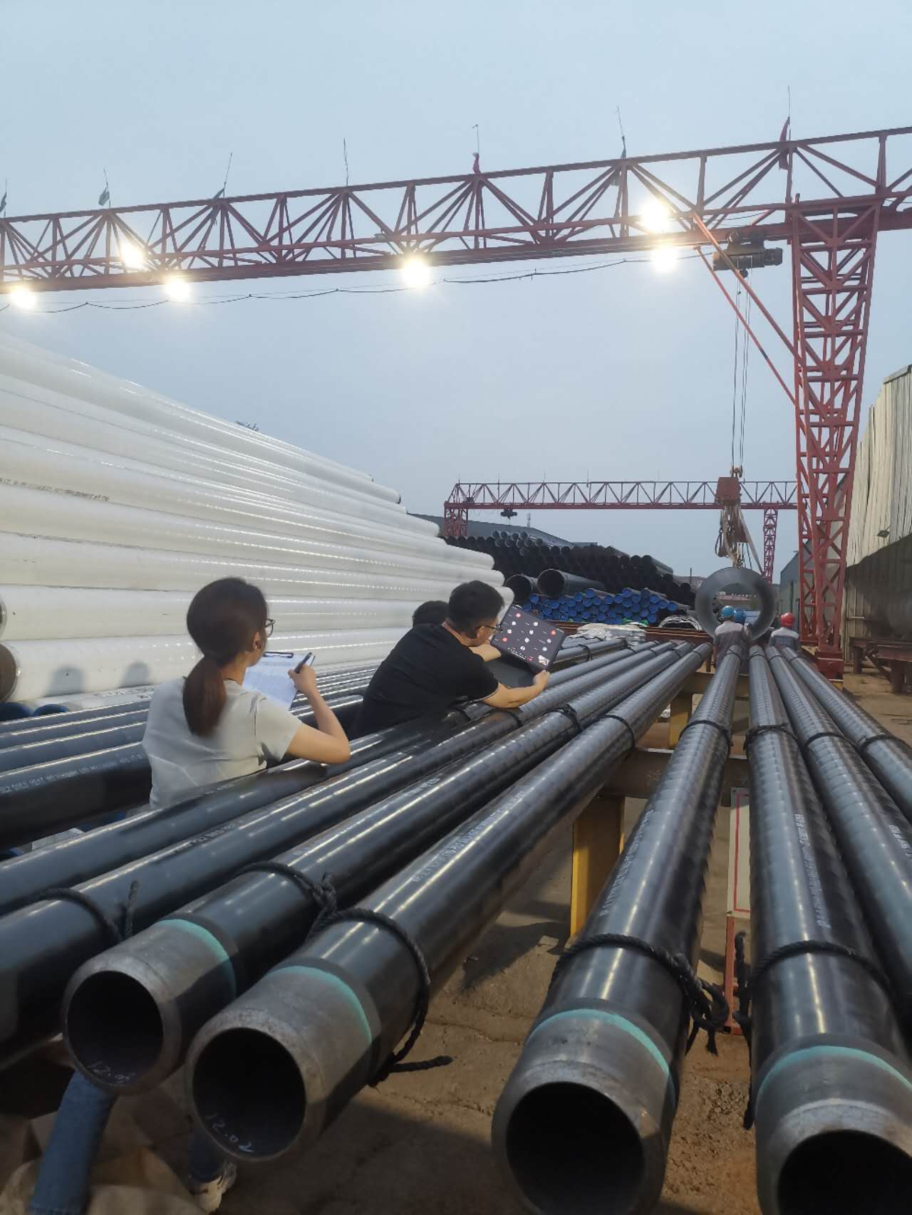 API 5L X70Q Sour-Service Line Pipe with 3LPE Coating to Africa — photo 5