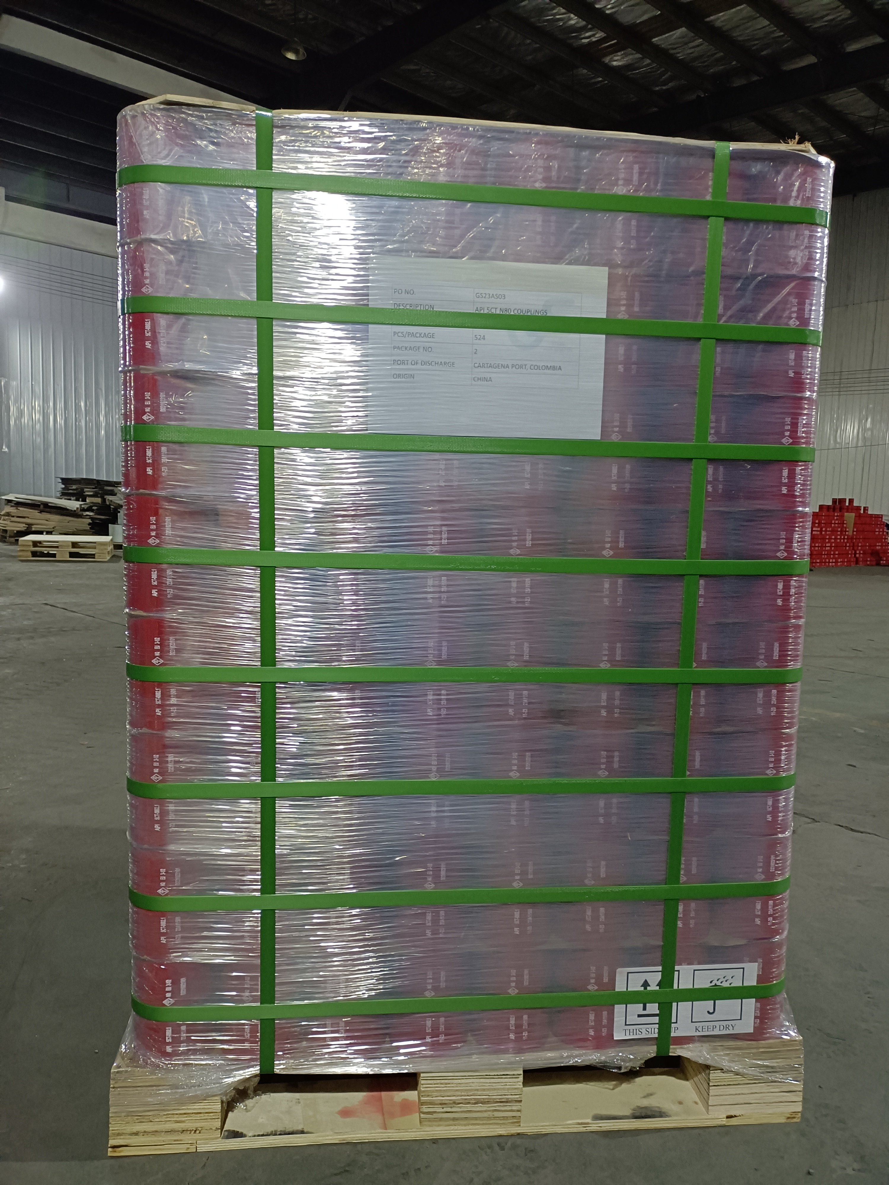 API 5CT N80Q & J55 Couplings to South America — photo 2