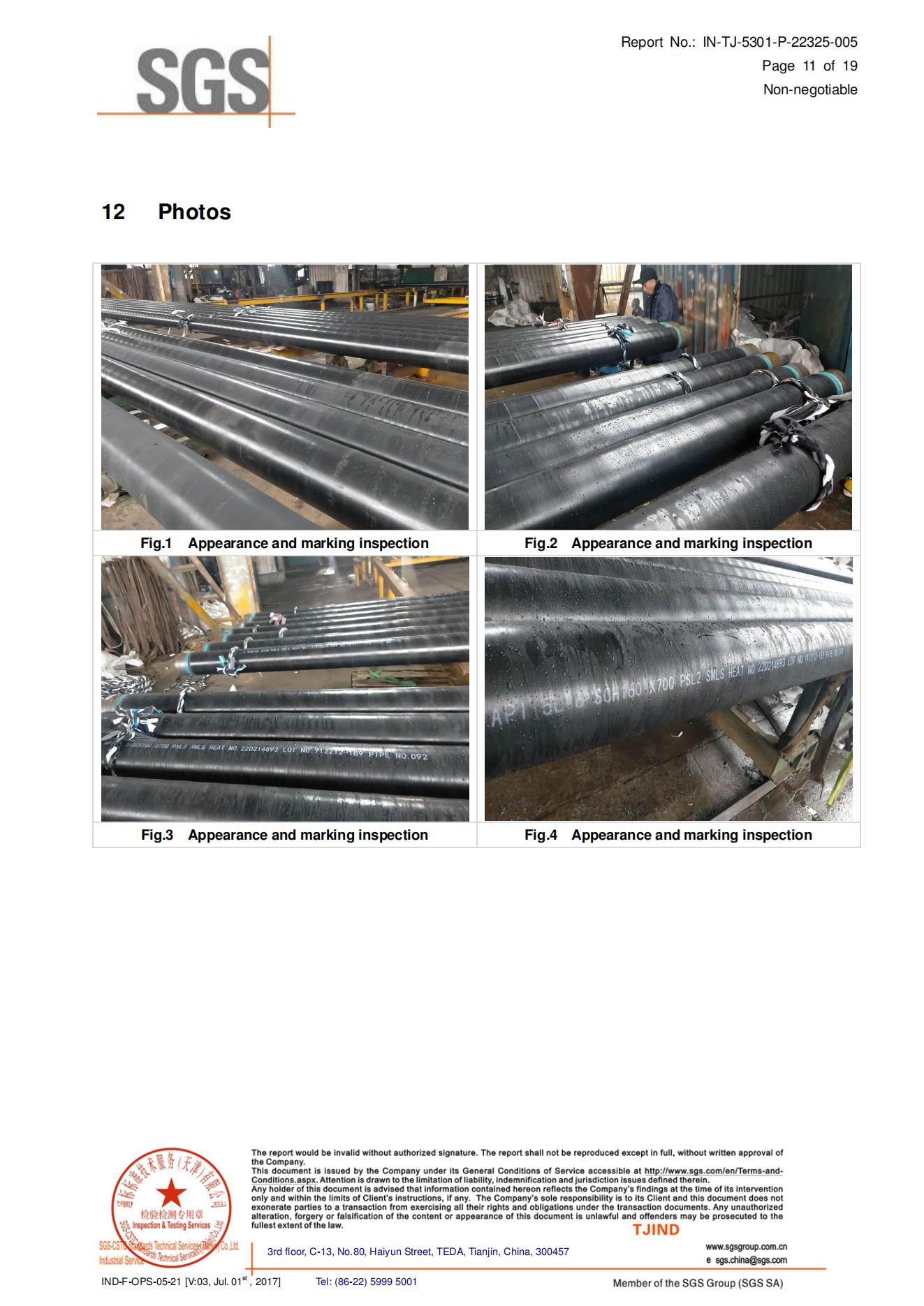 Third-party inspection report page 7
